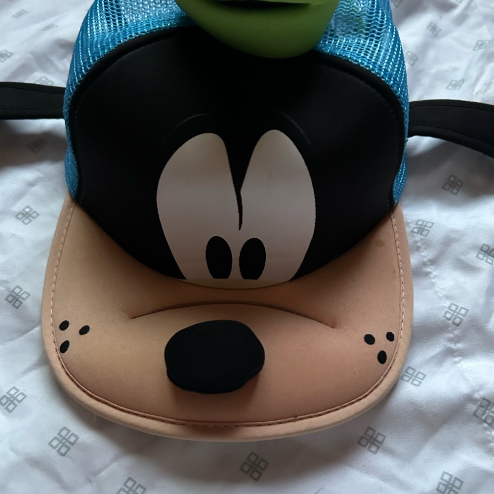 Kids Goofy Character Cap - Blue and Tan
